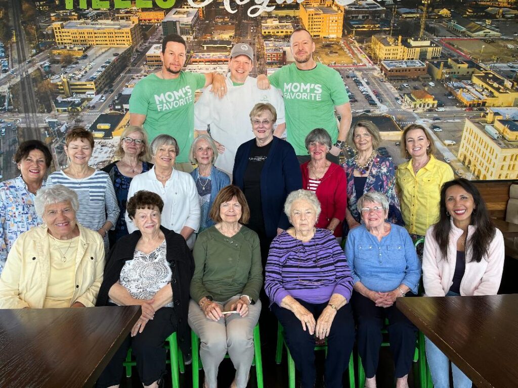 Fr. Stu movie and Wahlburgers  Group Photo